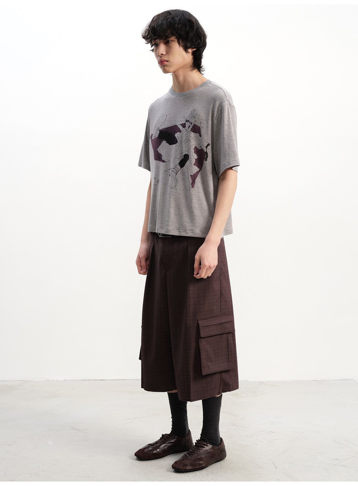 Round-neck Printed T-shirt