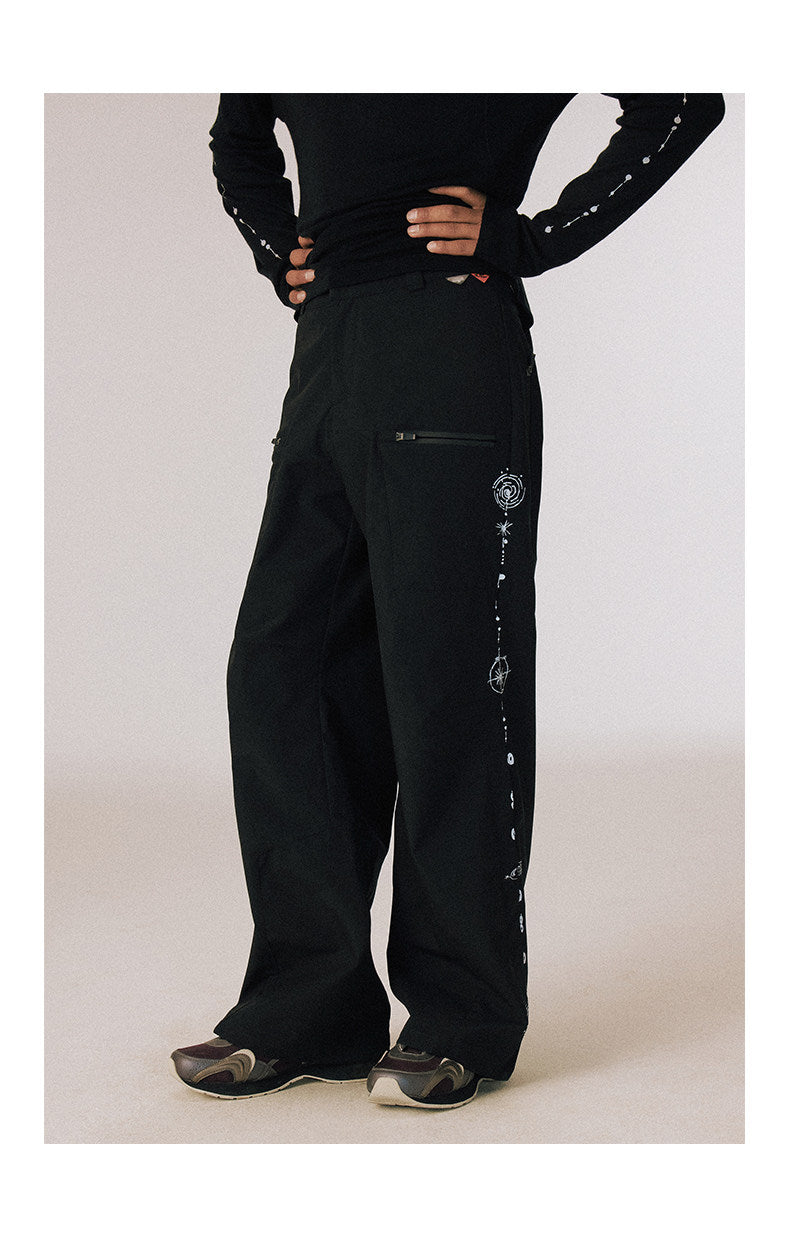 Waterproof and Oil-Resistant Functional Casual Pants