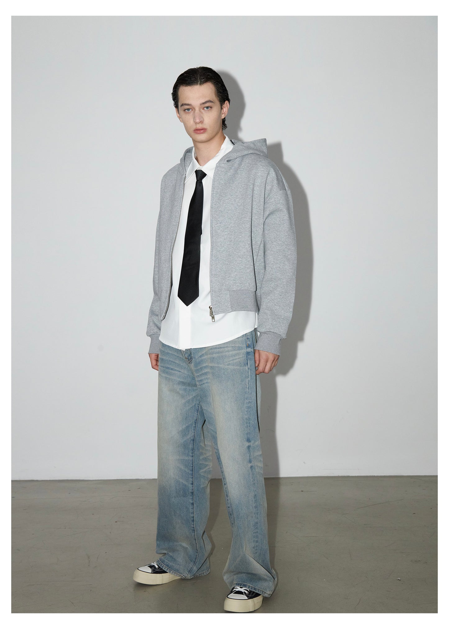 Stand-Up Hooded Sweatshirt Set