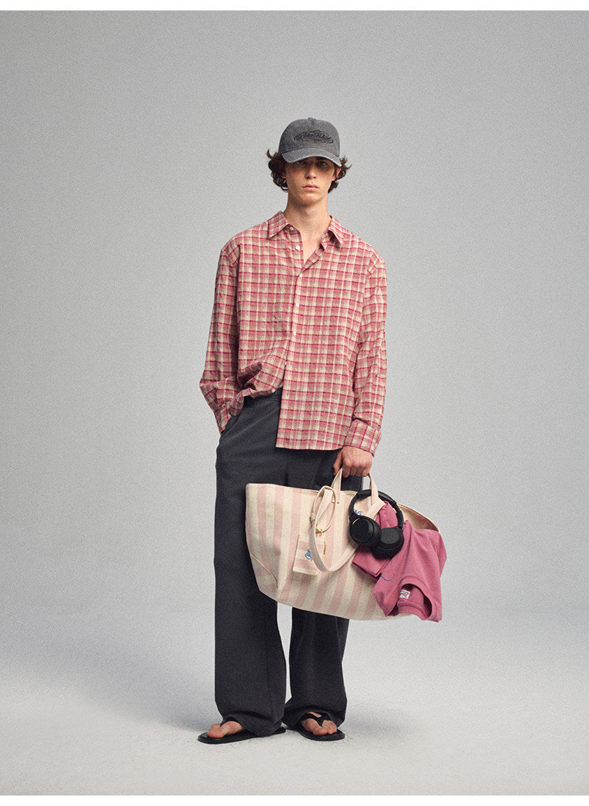 Double-Handle Beach Tote Bag