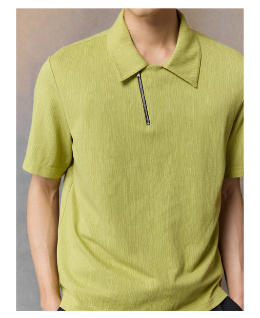 Linen-Cotton Blend Moisture-Wicking Shirt