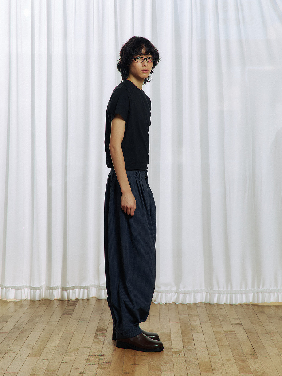 Pleated Balloon Pants