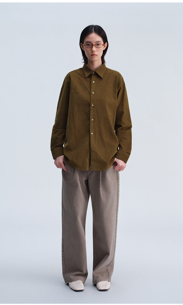 Retro Corduroy Shirt