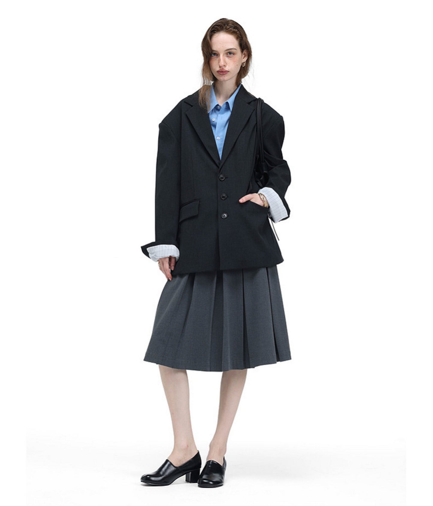 Stitched-Stripe Jacket