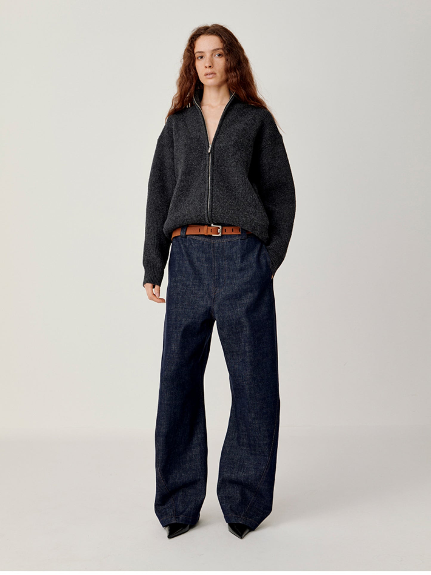 Double Zipper Cardigan