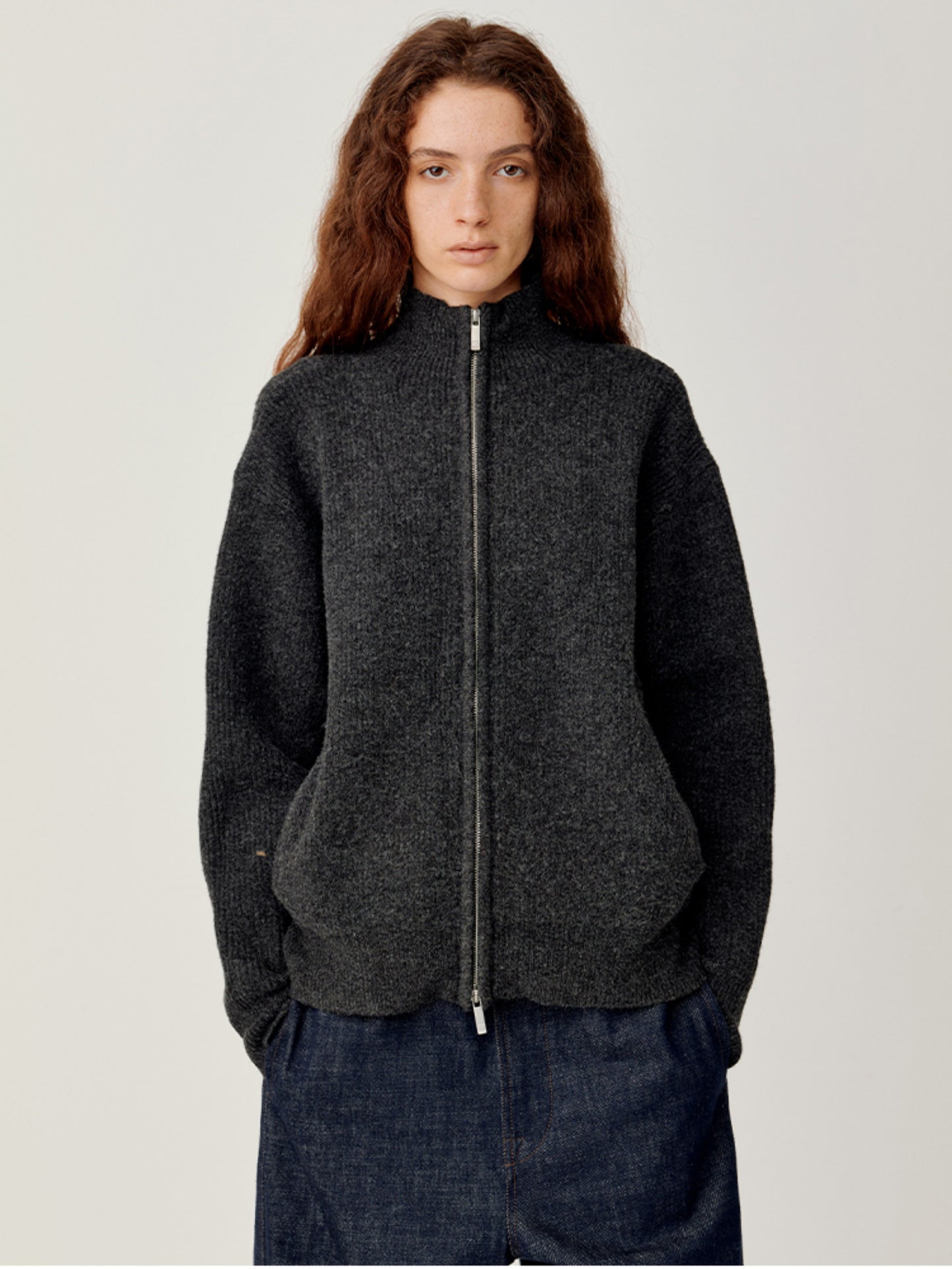 Double Zipper Cardigan