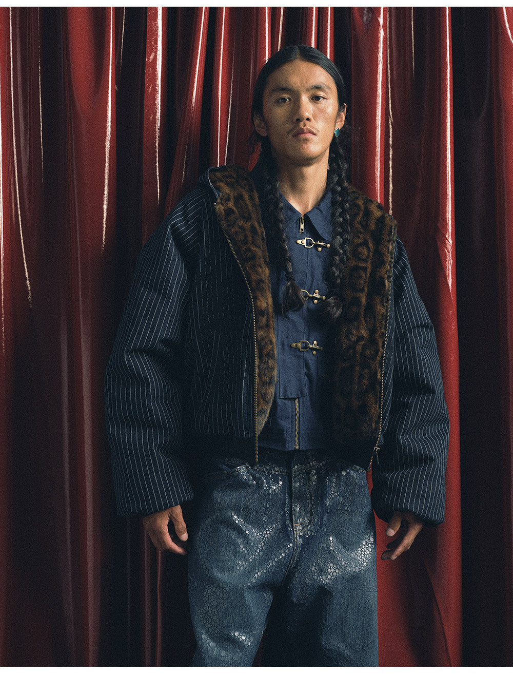 Leopard Print Lined Jacket