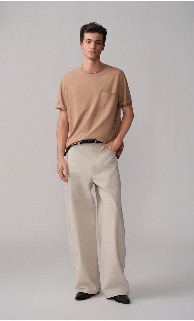Pocket Round-Neck T-Shirt