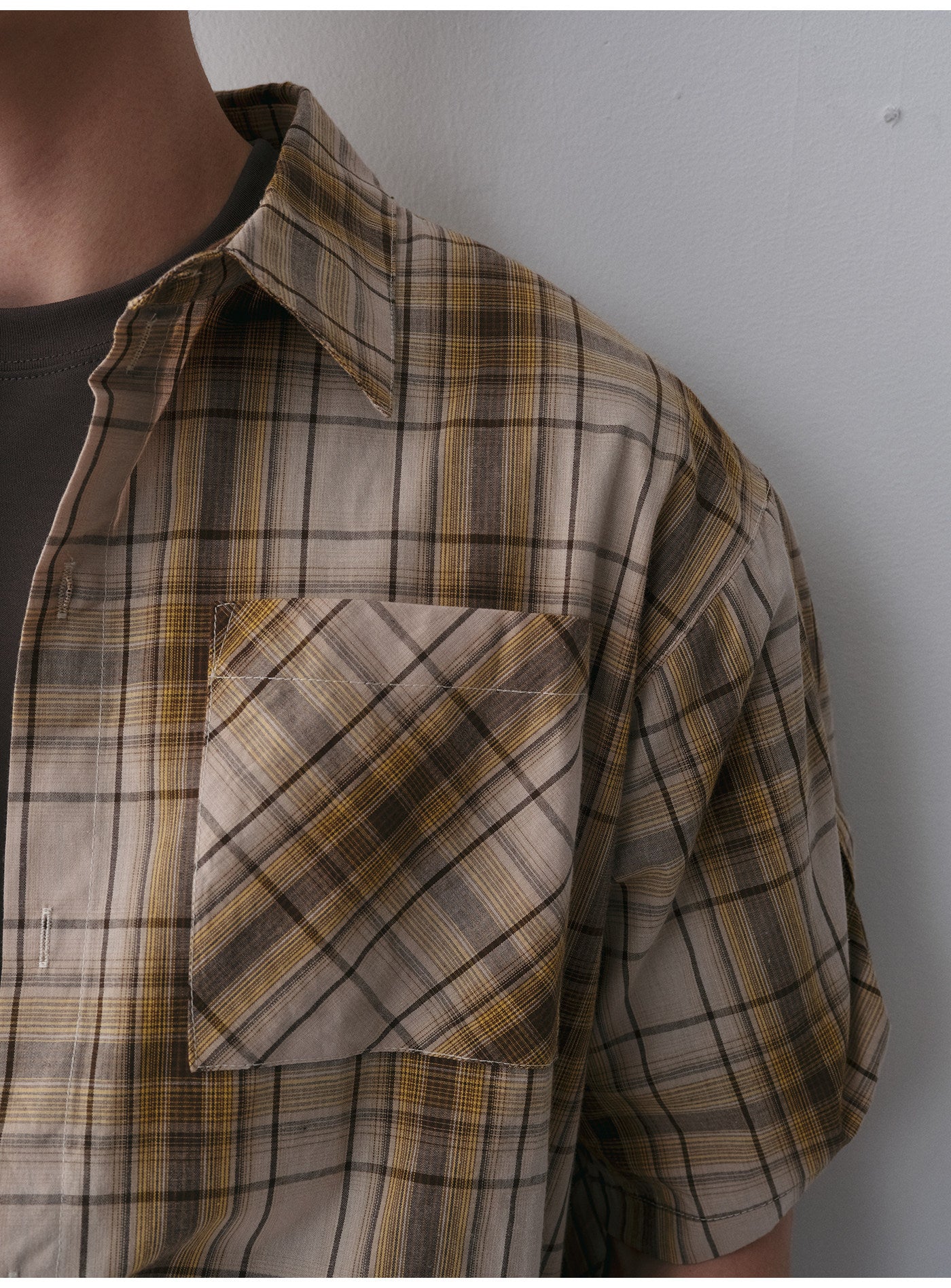 Checkered Shirt with UV Protection