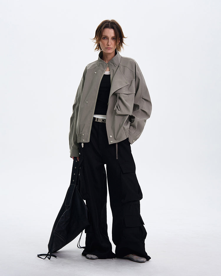 Unisex deconstructed jacket