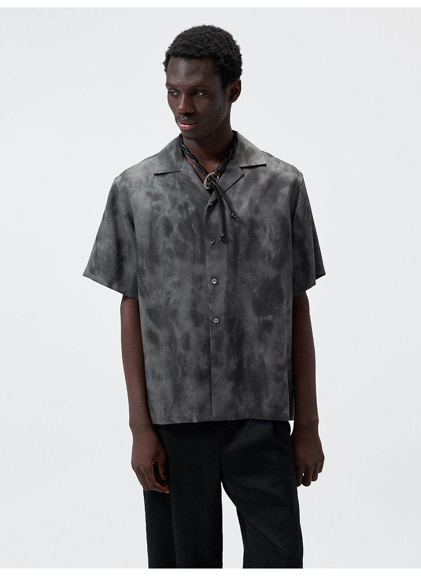 Printed Slit Shirt