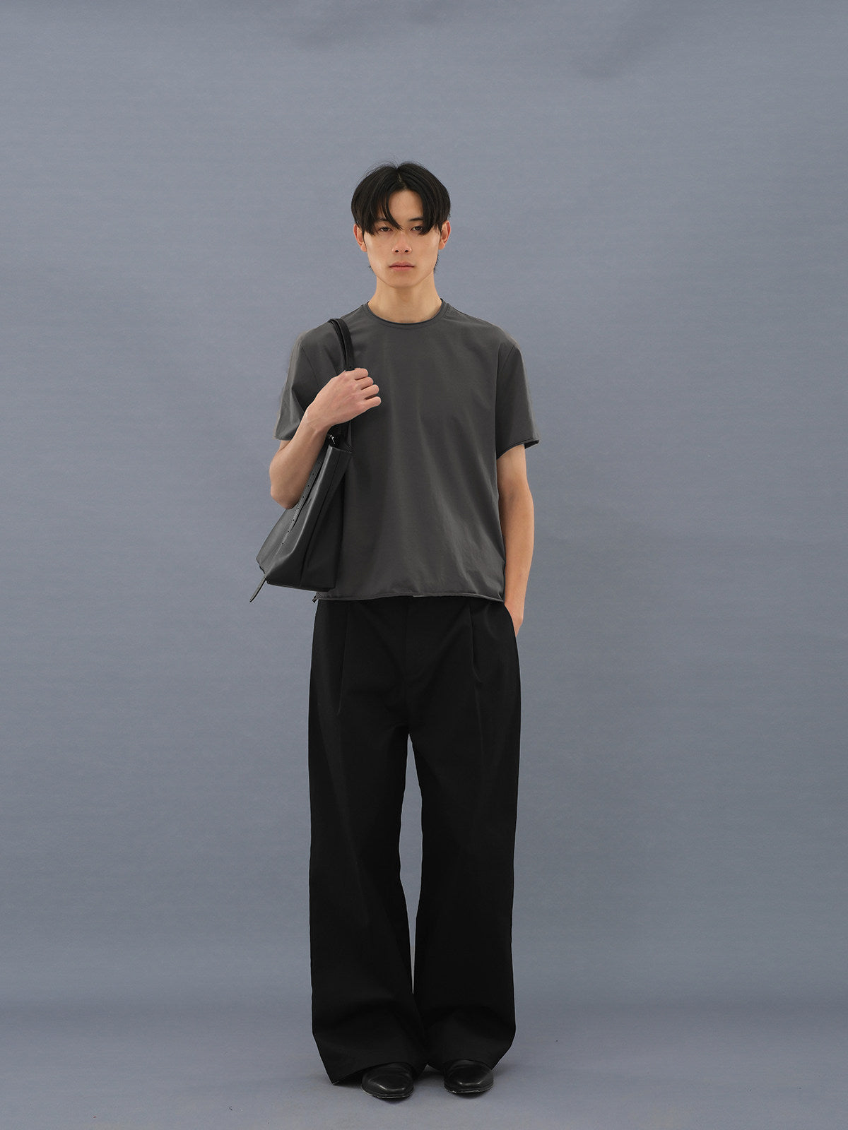 Rolled-Edge Cotton T-Shirt