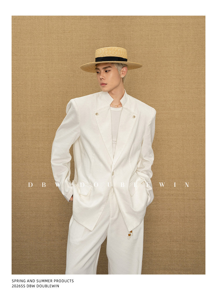 Tencel and Linen Blend Jacket