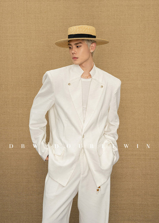 Tencel and Linen Blend Jacket