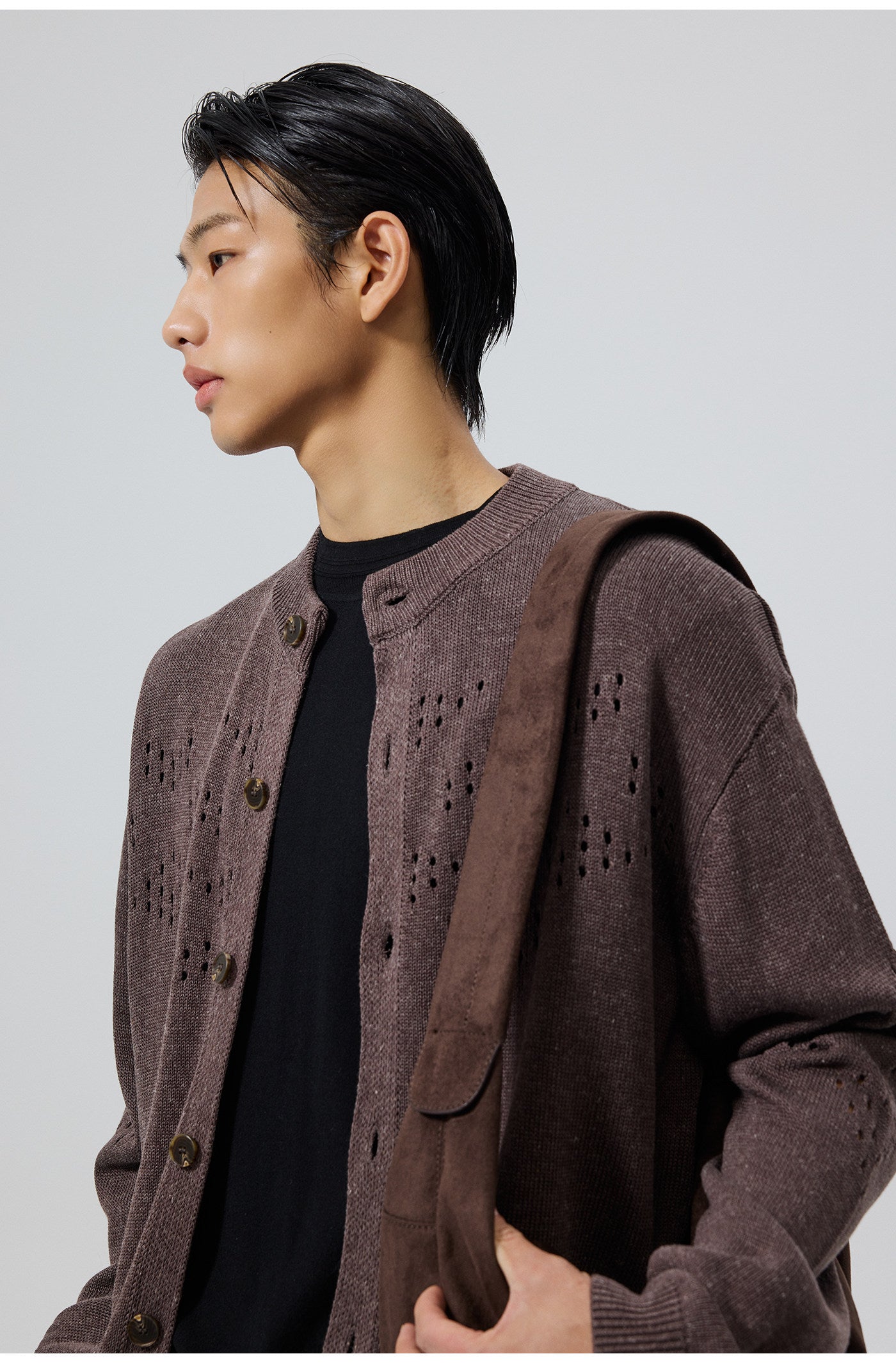 Drawstring Hem Cardigan