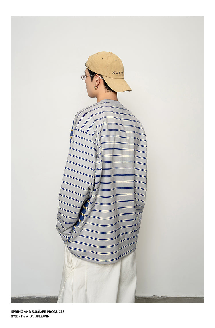 Contrast Stripe T-Shirt