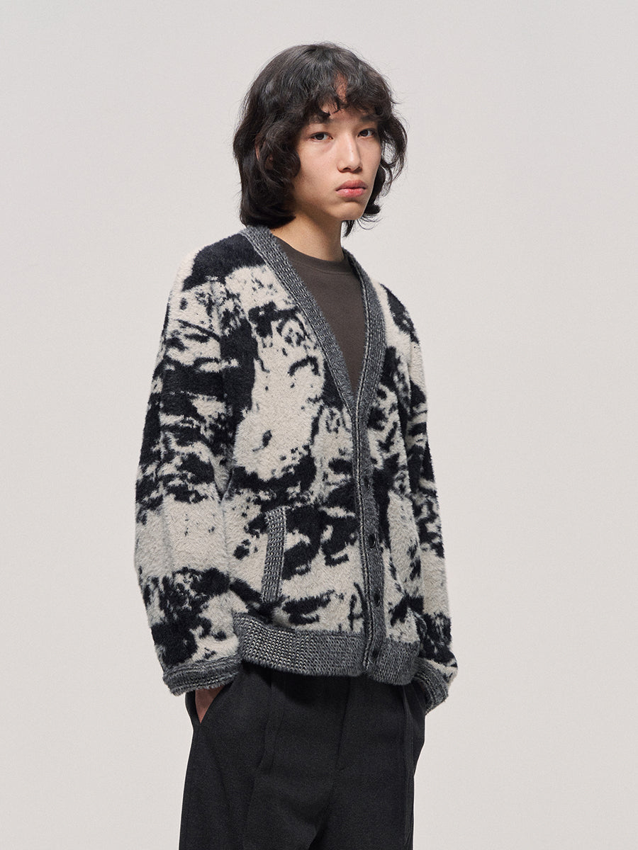 Faux Mink Fur Thick Cardigan