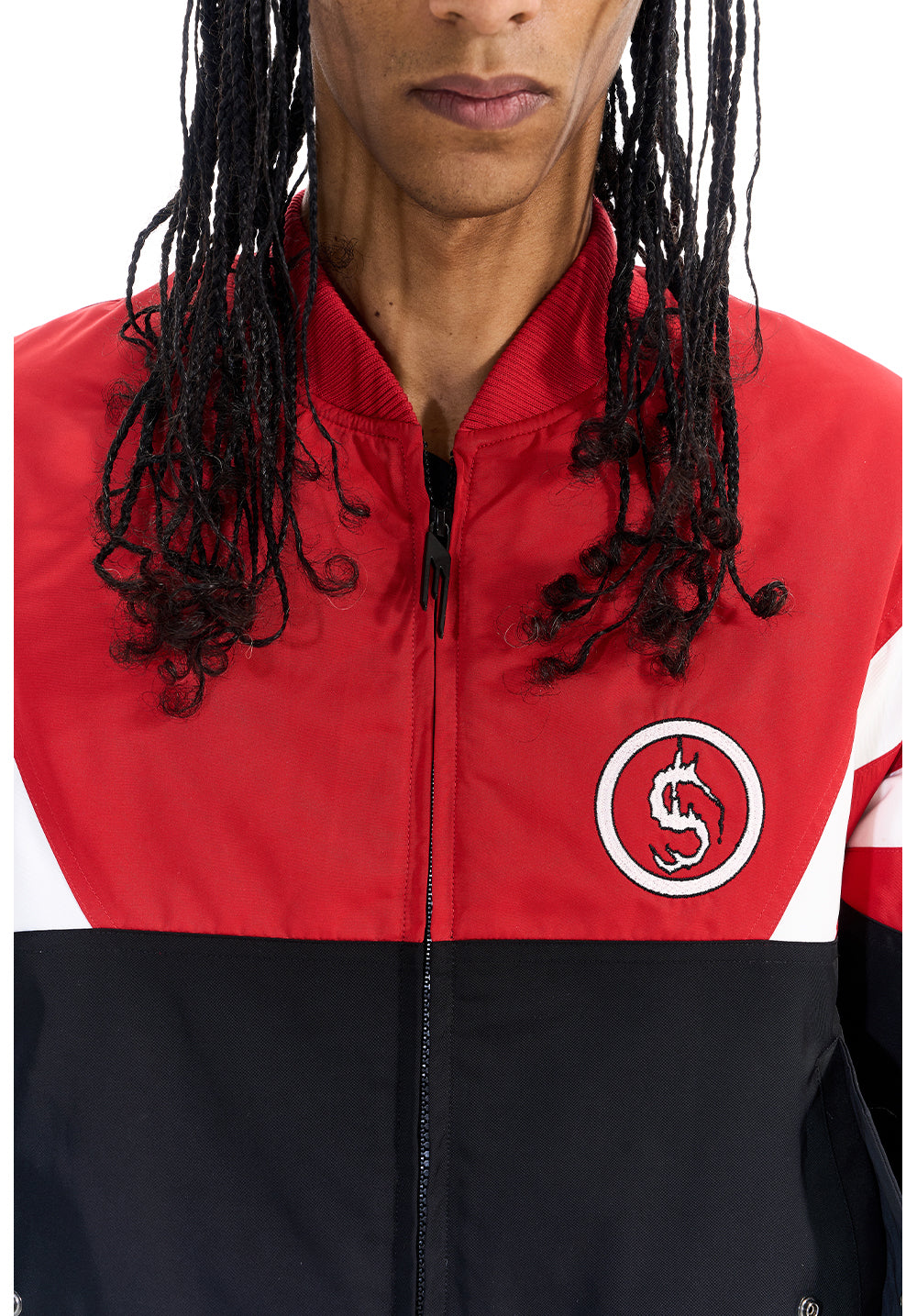 Color Block Bomber Jacket