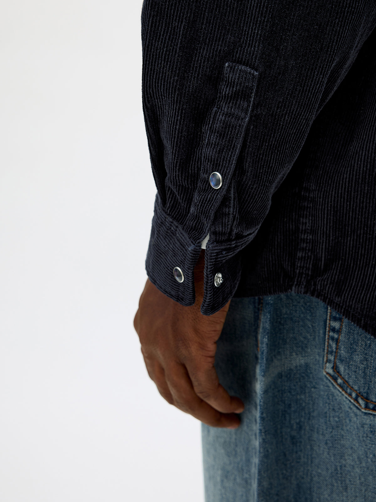 Corduroy Shirt with Pockets