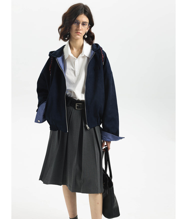 Reversible Checked Jacket