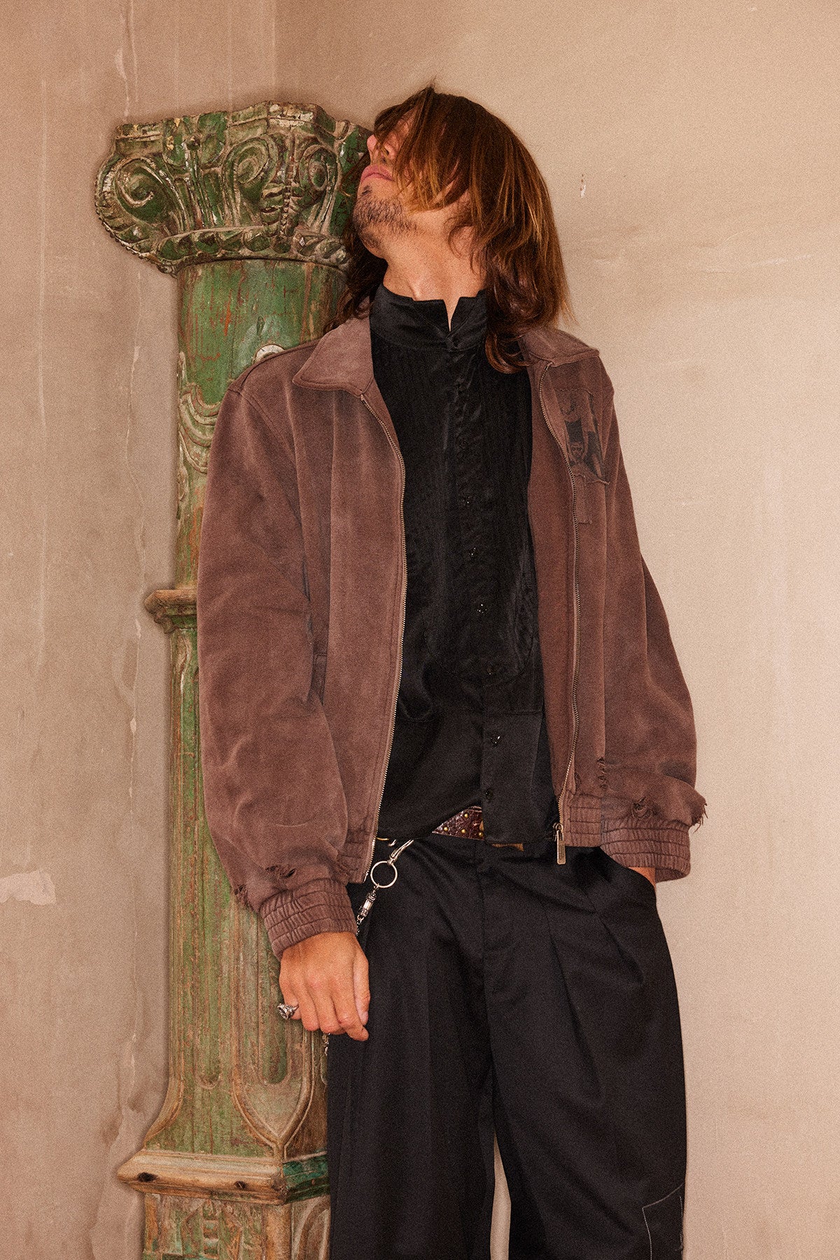 Appliqué Print Jacket