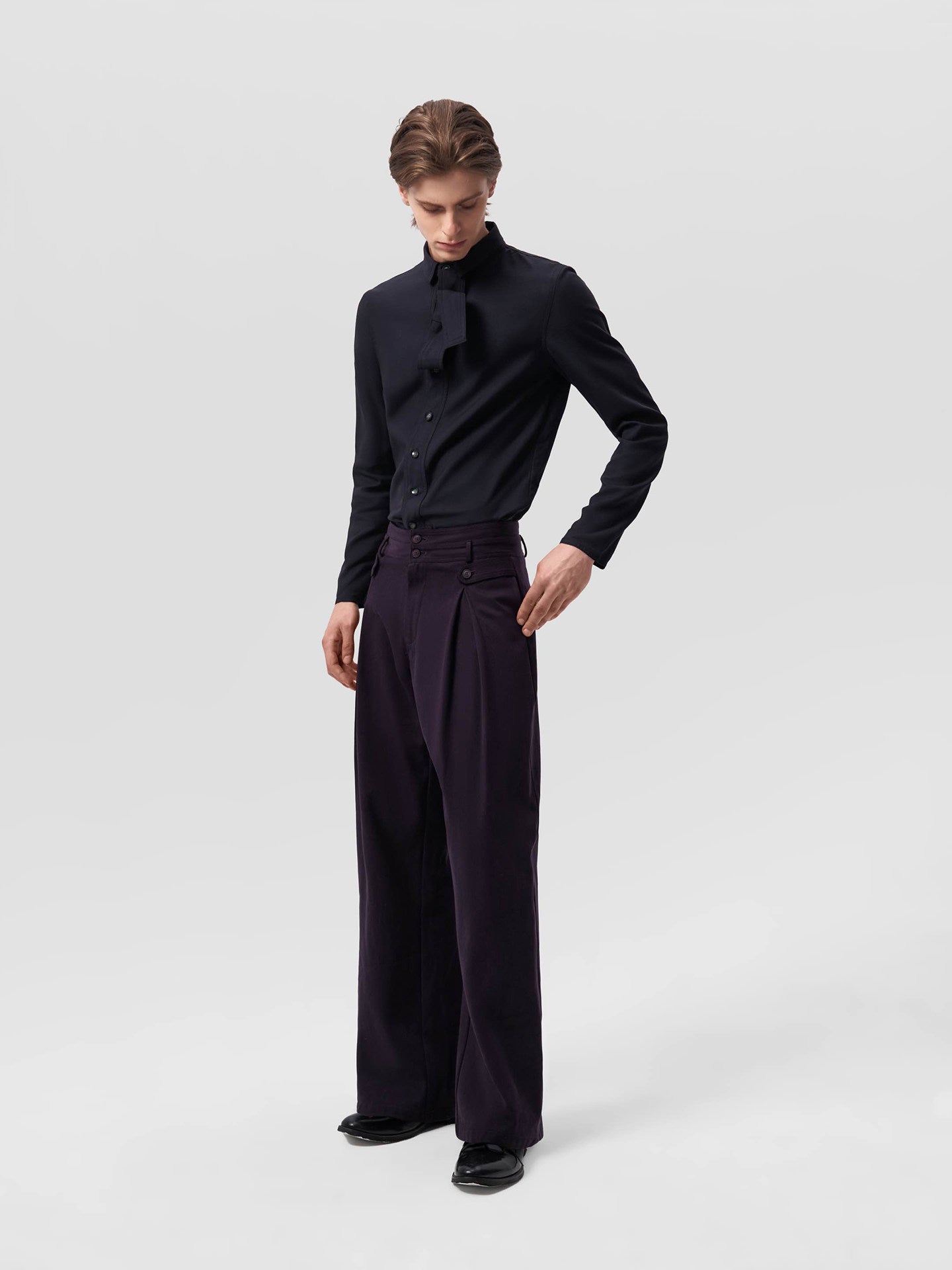 Double-Waist Casual Pants