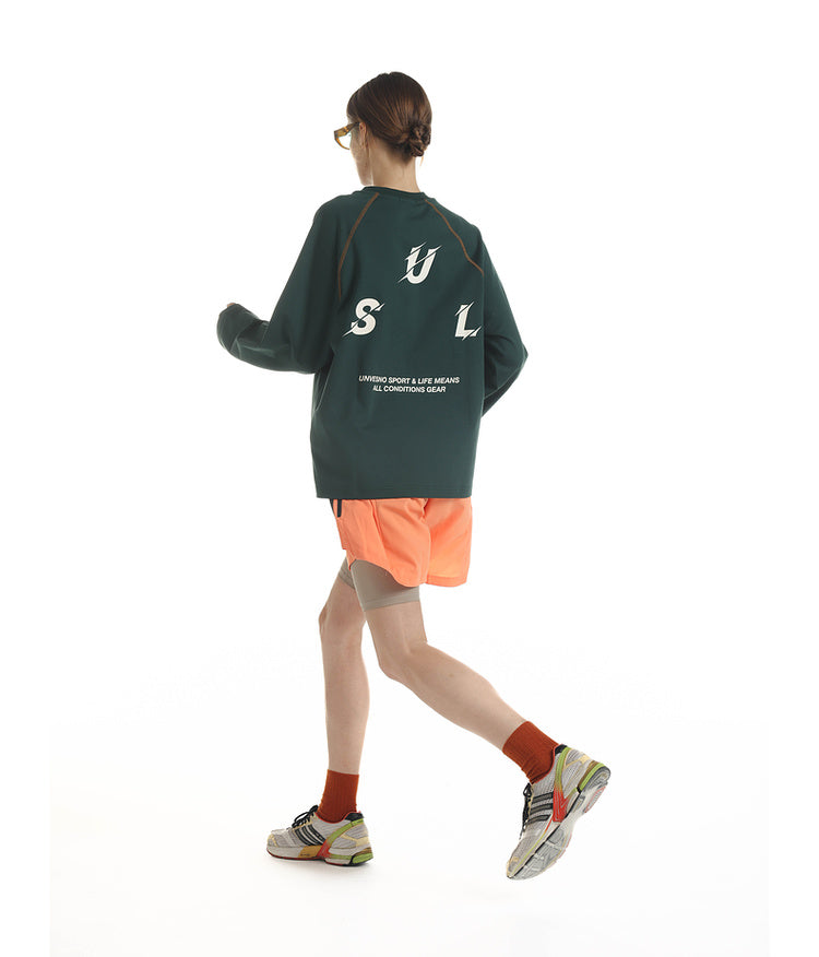 Contrast Color Raglan T-Shirt