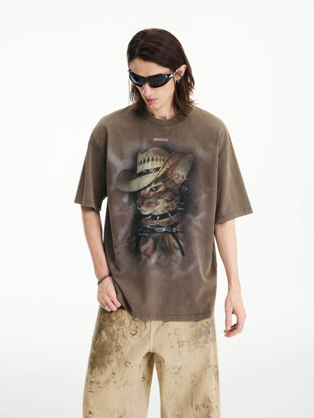 Unisex Printed Loose-Fit T-Shirt