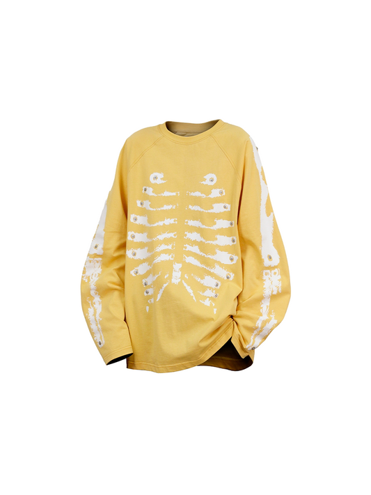 Skeleton-print T-shirt