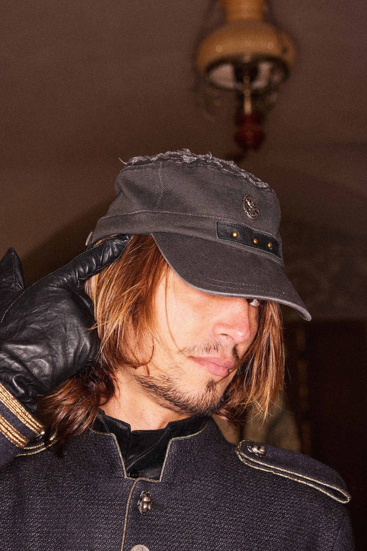 Antique Coin Stud Cap