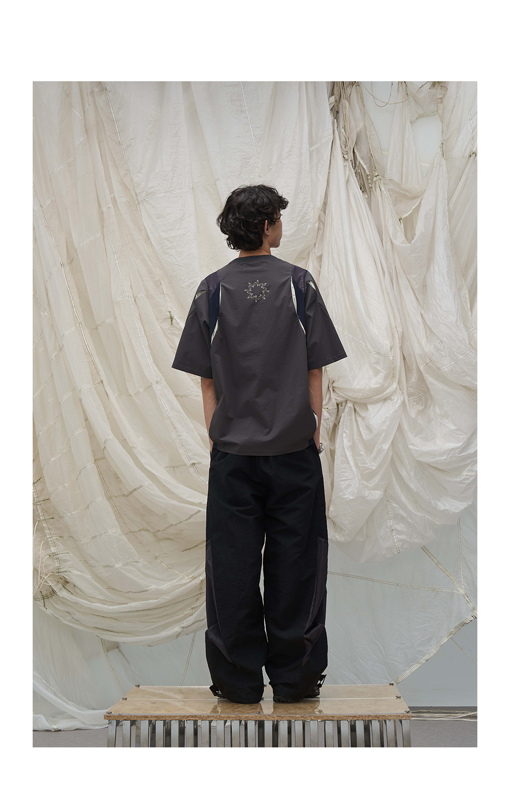 Windproof Deconstructed Casual Pants