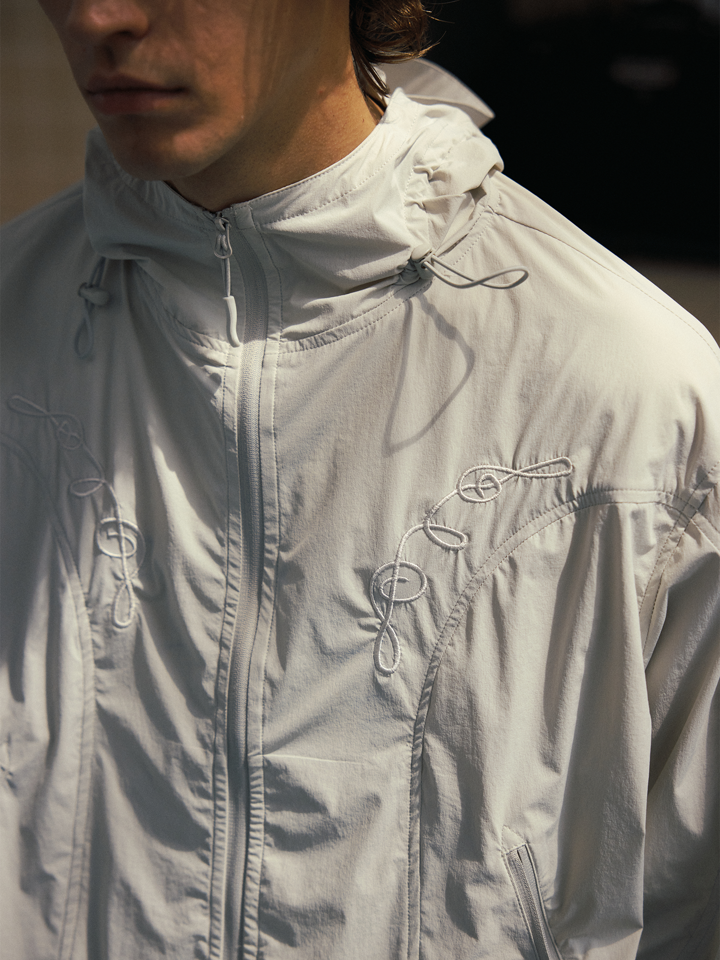 Sunscreen Jacket with Western Embroidery