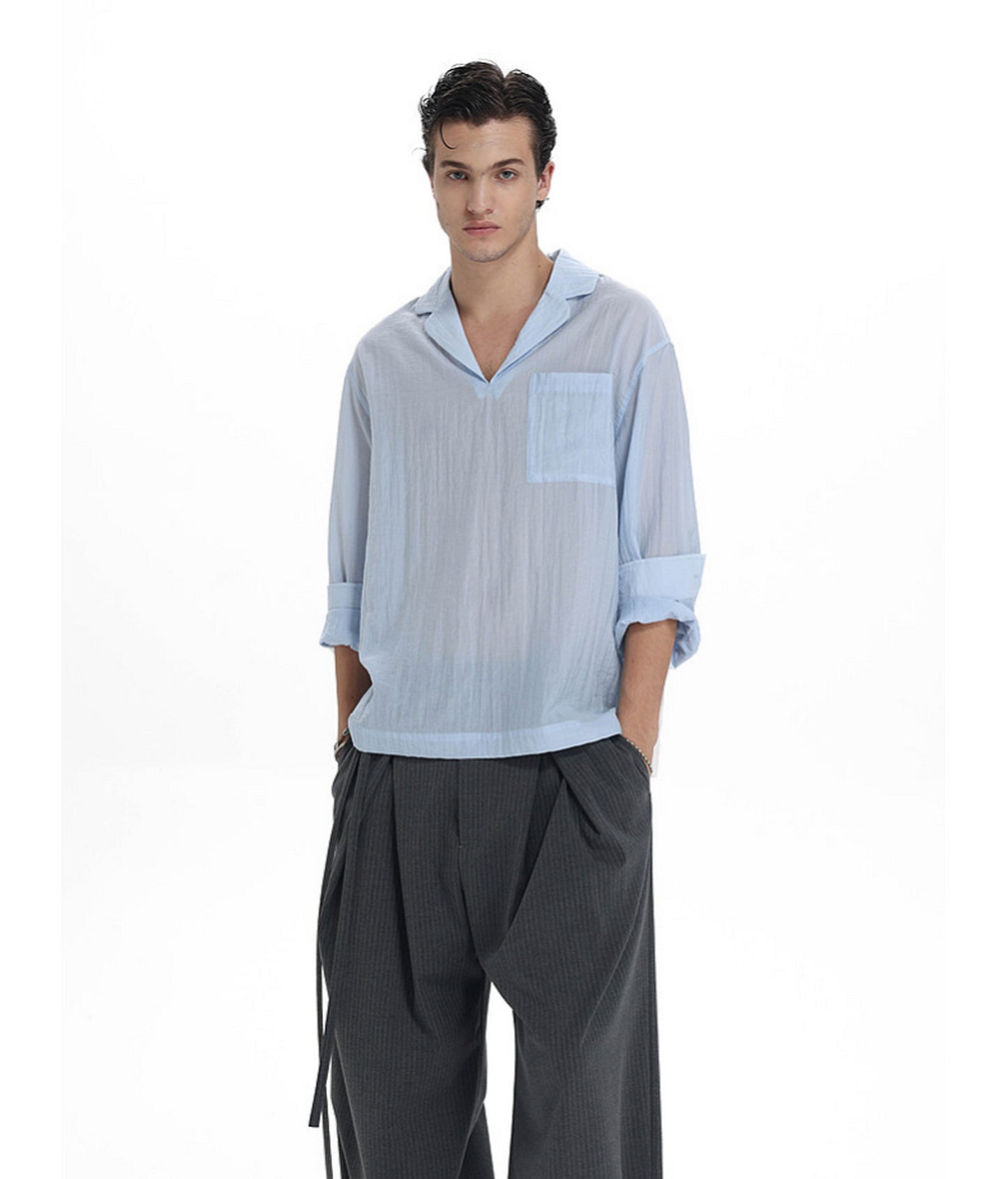 Cuban-Style Pullover Shirt