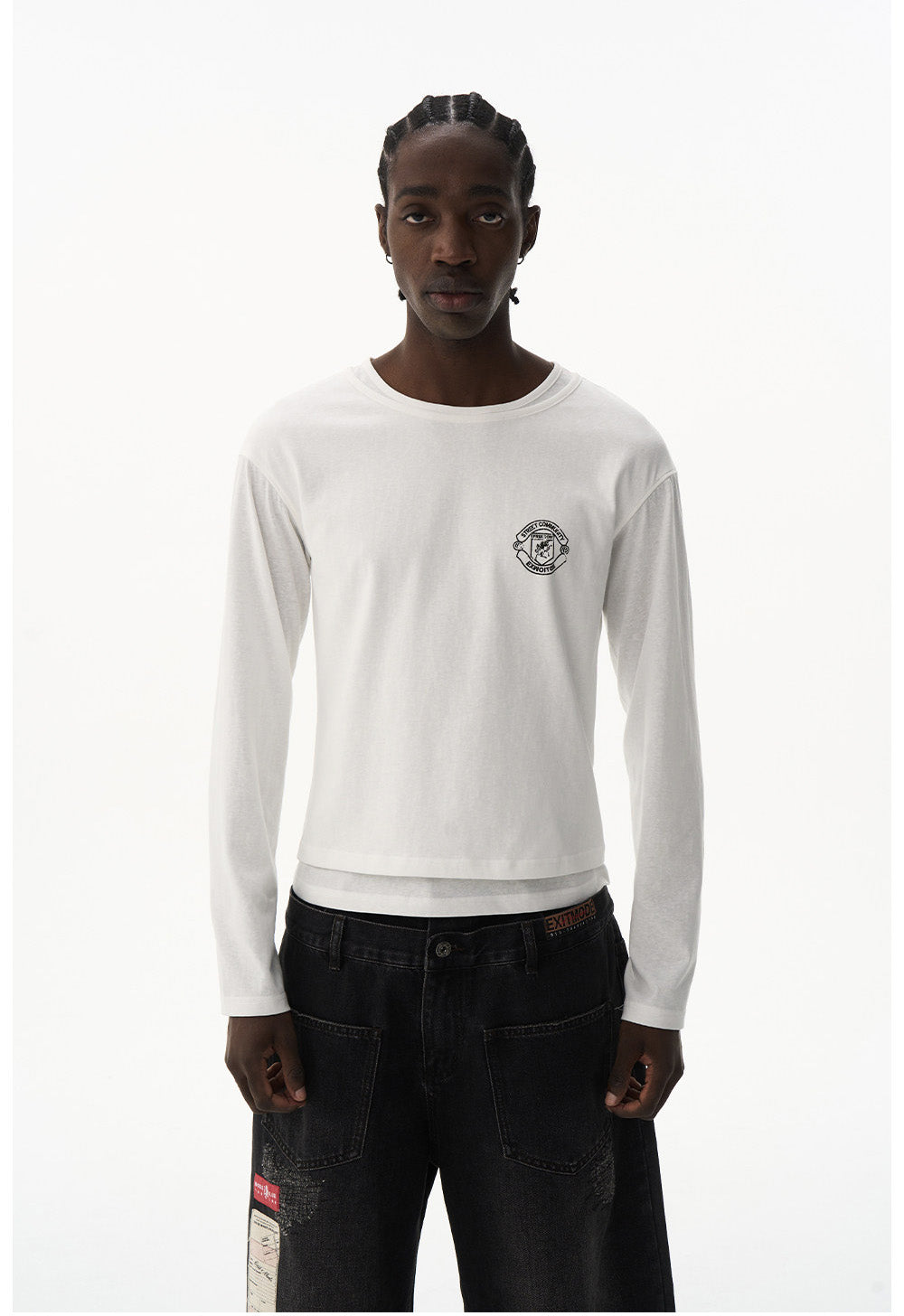 Double-Layer Basic T-Shirt