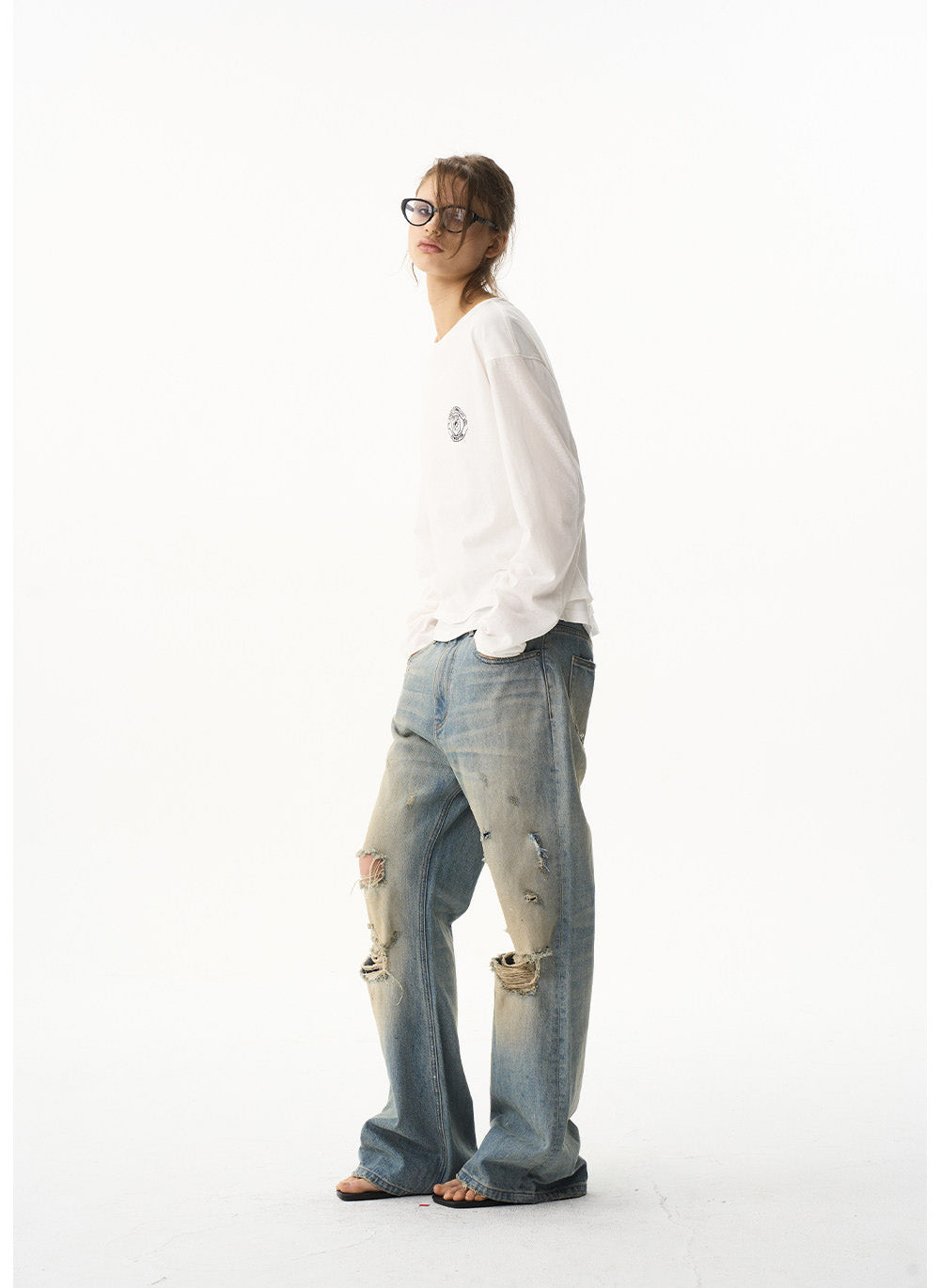 Double-Layer Basic T-Shirt