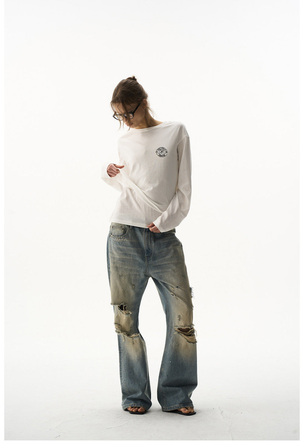 Double-Layer Basic T-Shirt