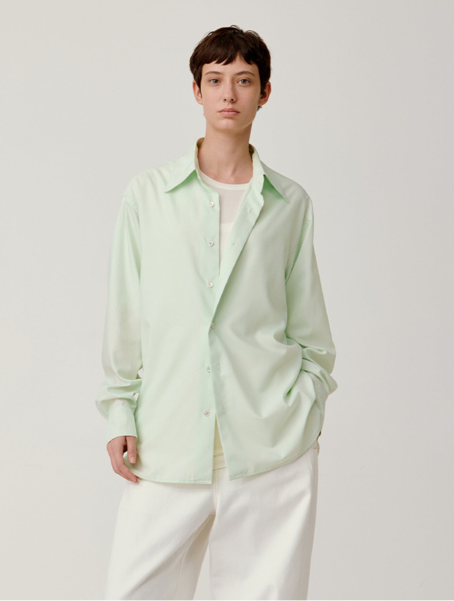 Simple Patch Pocket Shirt