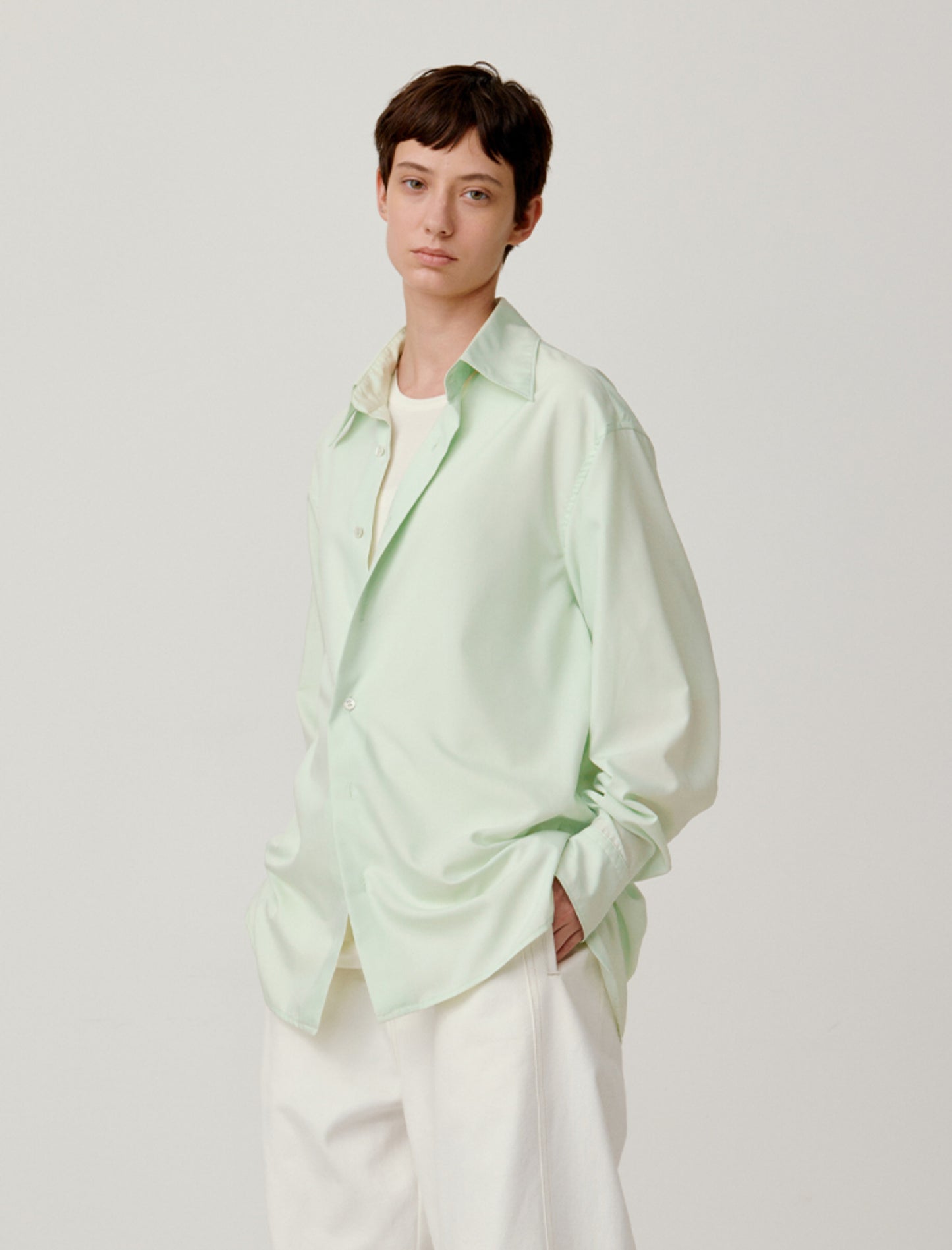 Simple Patch Pocket Shirt