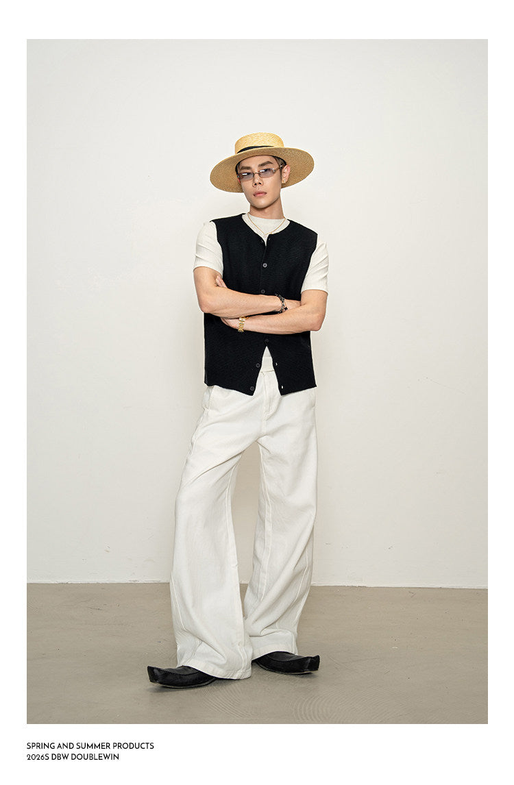 Breathable knit vest
