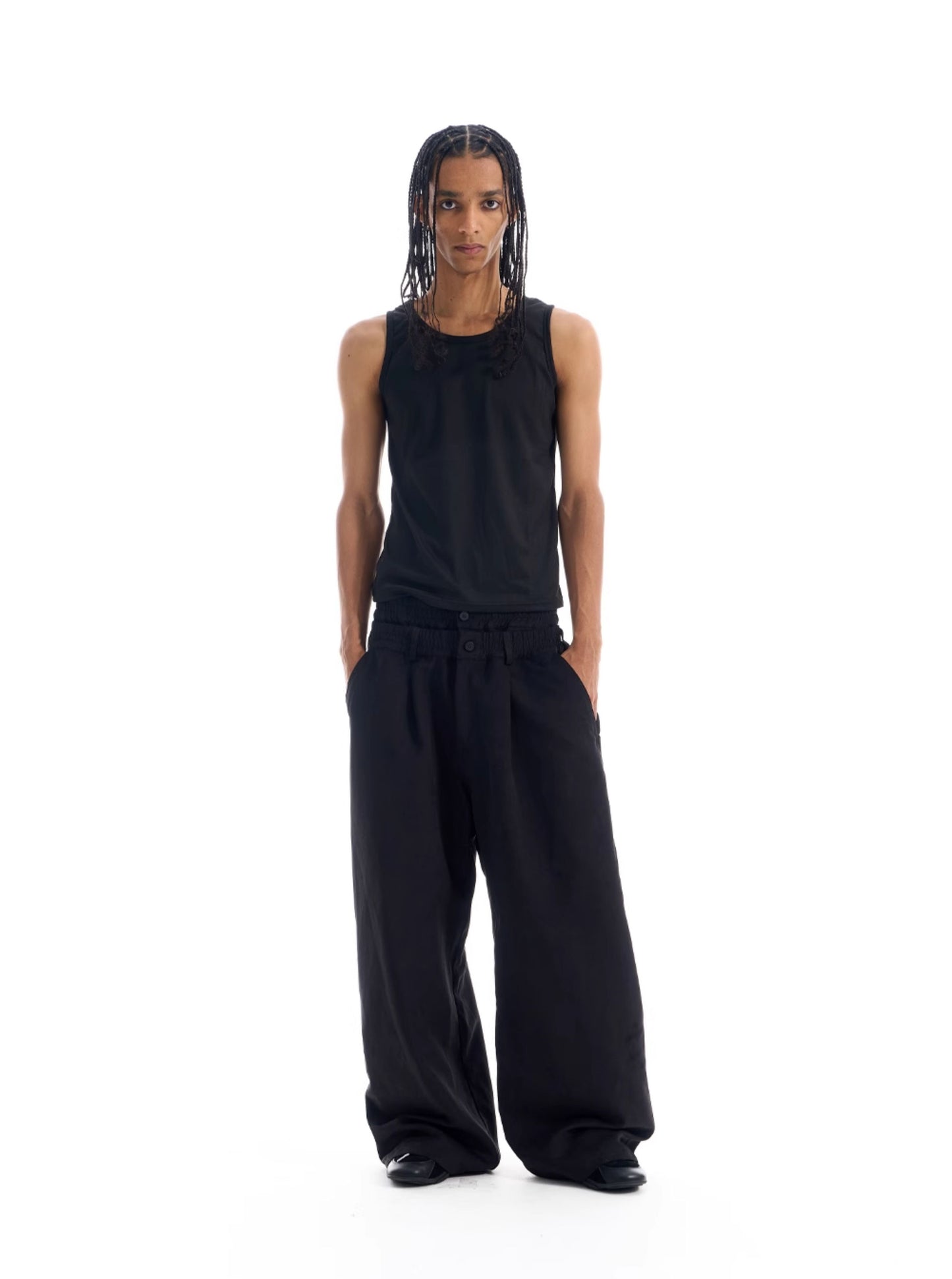 Double-Waist Casual Pants