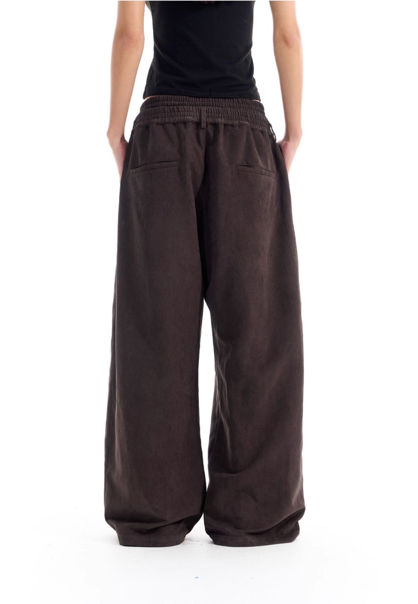 Double-Waist Casual Pants