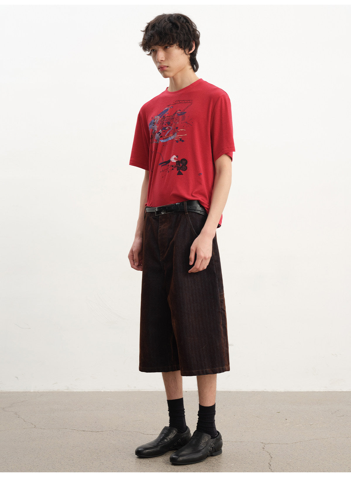 Lightweight and highly breathable printed T-shirt