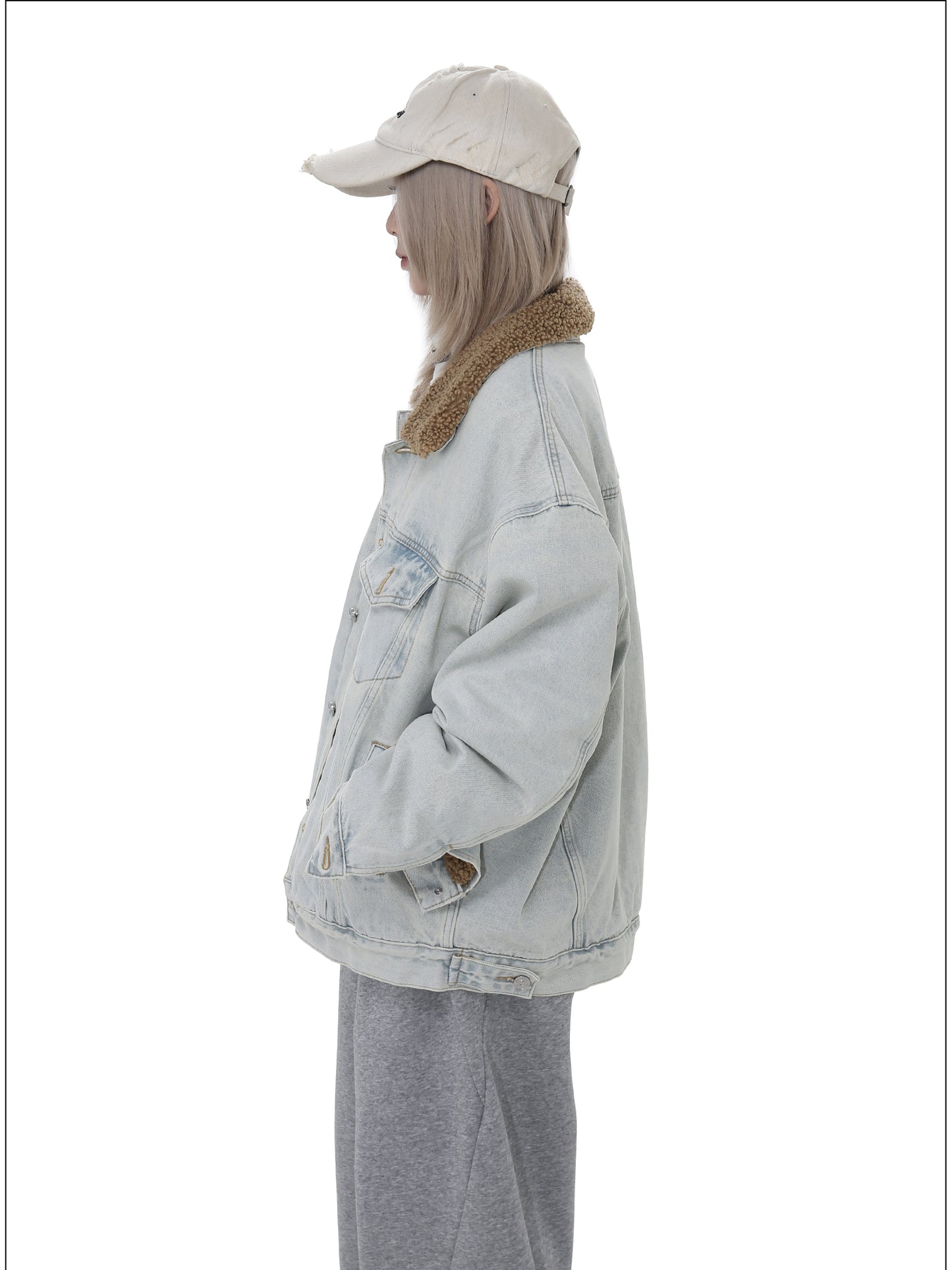 Damaged Thick Denim Jacket