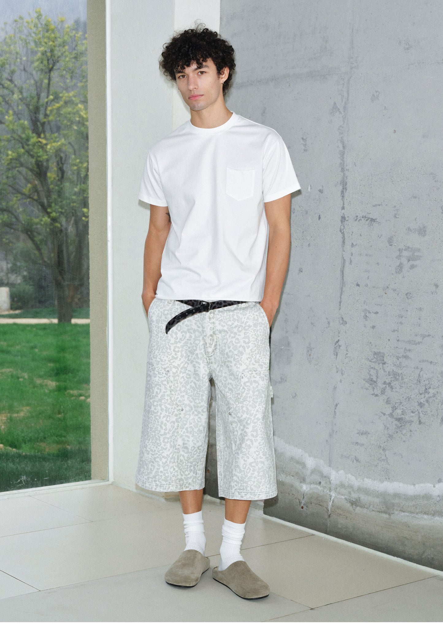Retro Workwear  Loose-Fit Shorts