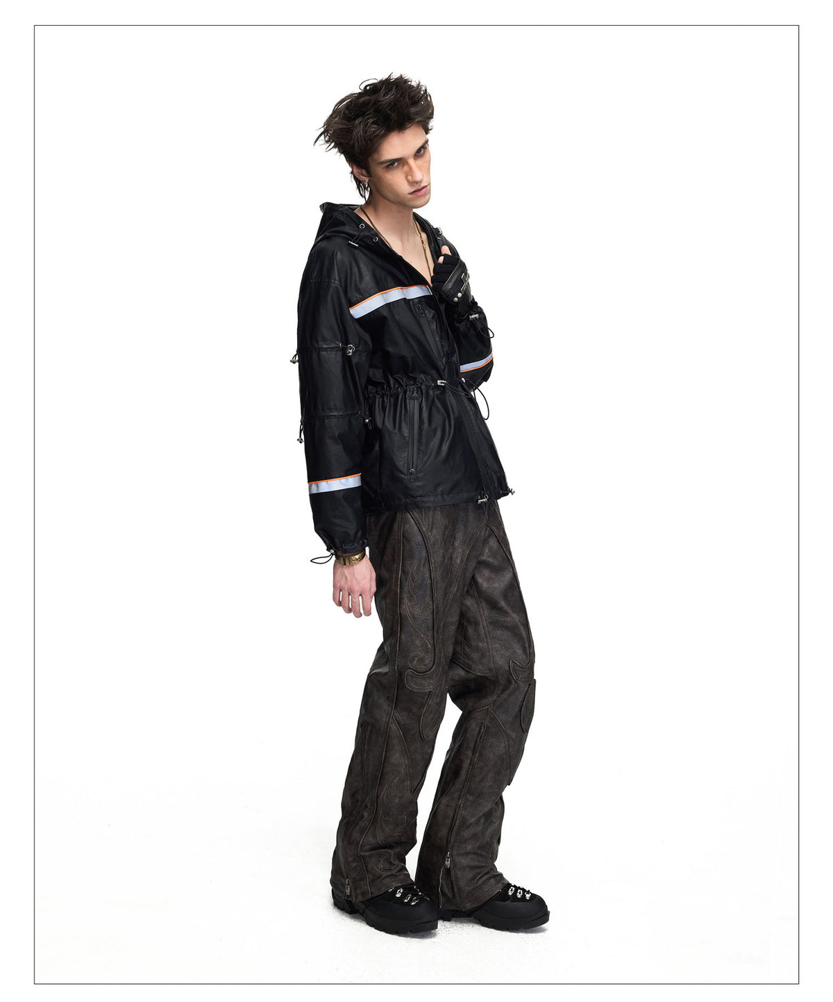 Jacket with a Waterproof Hood