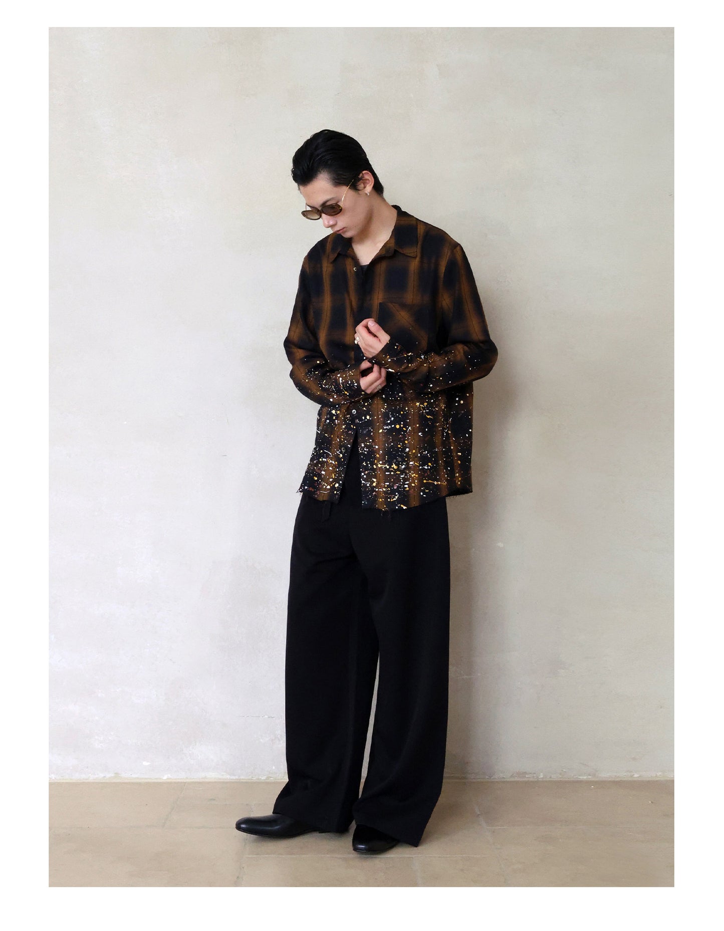 Splatter Check Shirt