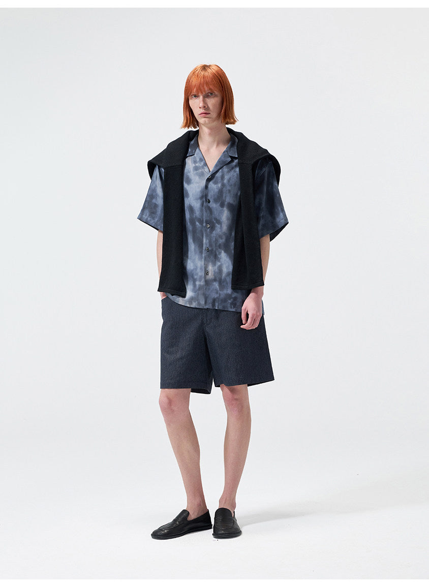 Printed Slit Shirt