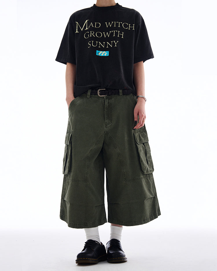 Vintage Cropped Shorts