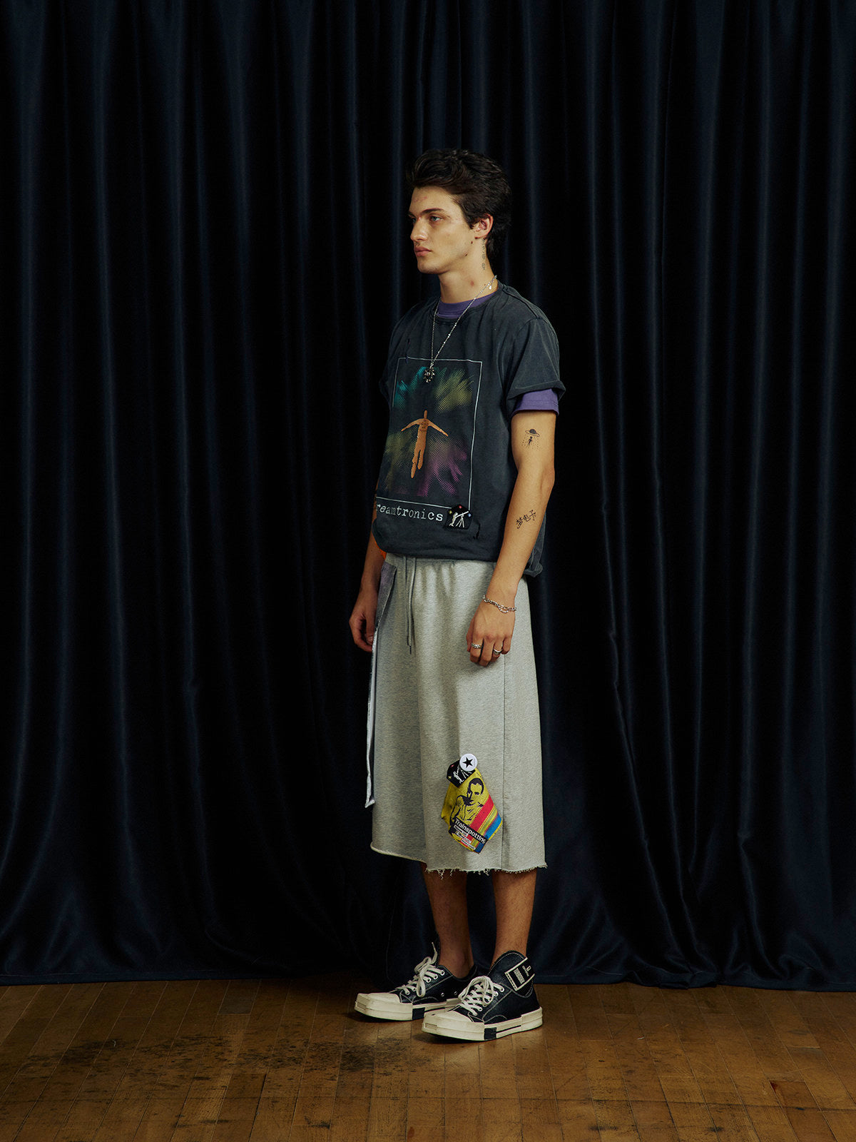 Drawstring Waist Shorts