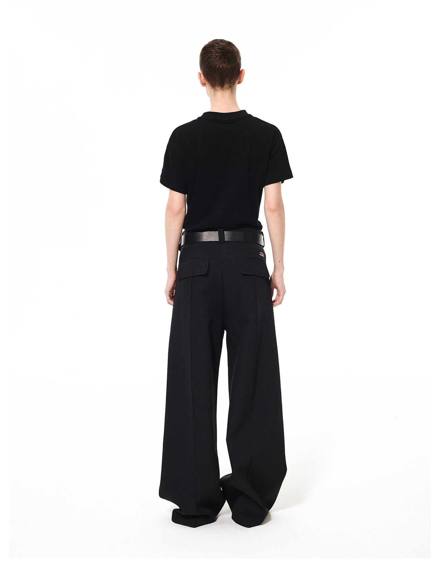Luxury matte texture unisex fitted pants 